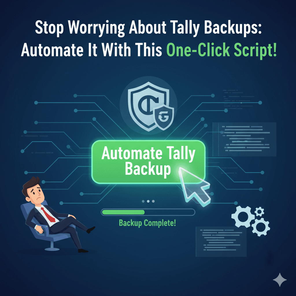 Stop Worrying About Tally Backups: Automate It With This One-Click Script!